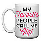 Alternate image 0 for Love You a Latte Shop &quot;My Favorite People Call Me Gigi&quot; Mug
