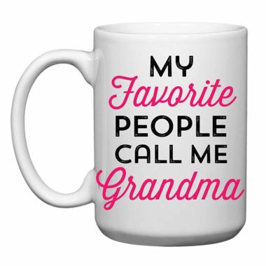 Love You a Latte Shop &quot;My Favorite People Call Me Grandma&quot; Mug. View a larger version of this product image.