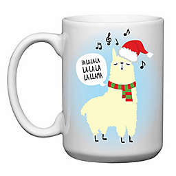 Love You a Latte Shop Christmas Fa La La Llama Mug