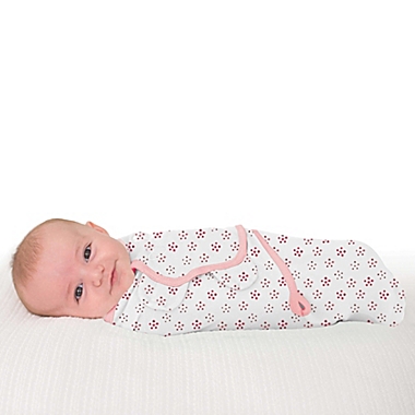 SwaddleMe&reg; Original Small/Medium Floral Cotton 5-Pack Swaddles in Pink. View a larger version of this product image.
