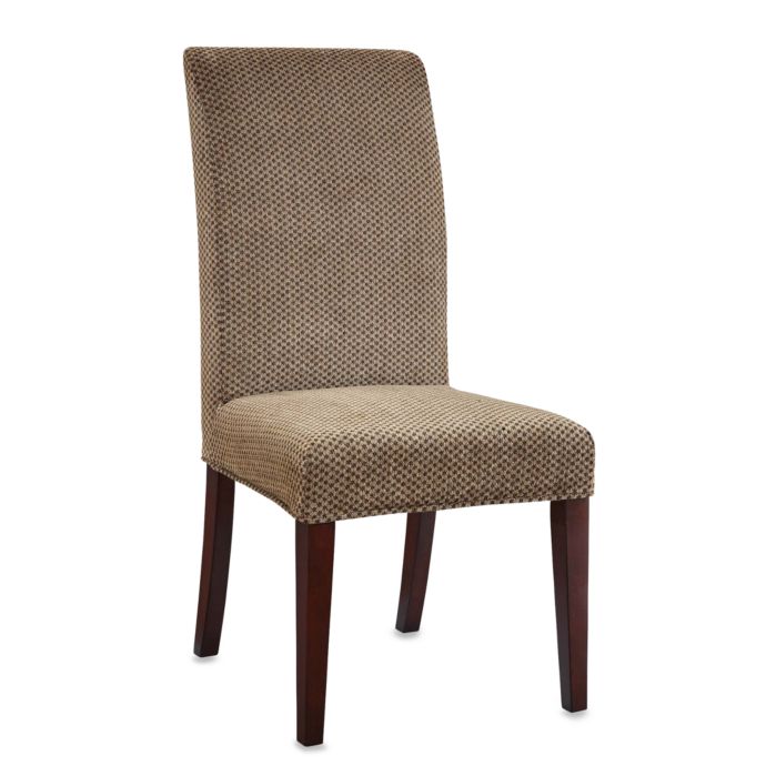 Parsons Chair Slip Over Slip Cover in Brown and Tan ...