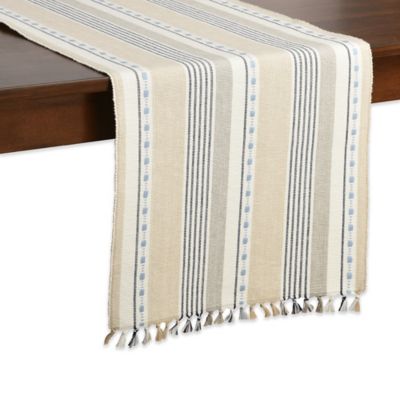 tan table runner