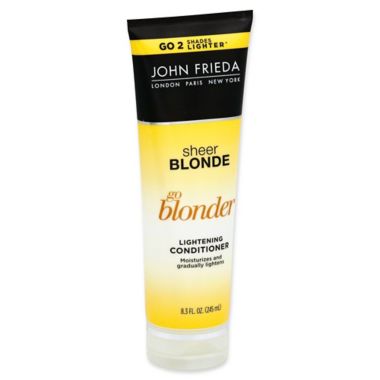 John Frieda Sheer Blonde&reg; Go Blonder 8.3 fl. oz. Lightening Conditioner. View a larger version of this product image.