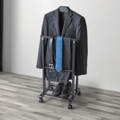 Men S Valet Stand In Black Bed Bath And Beyond Canada   129370161695245p