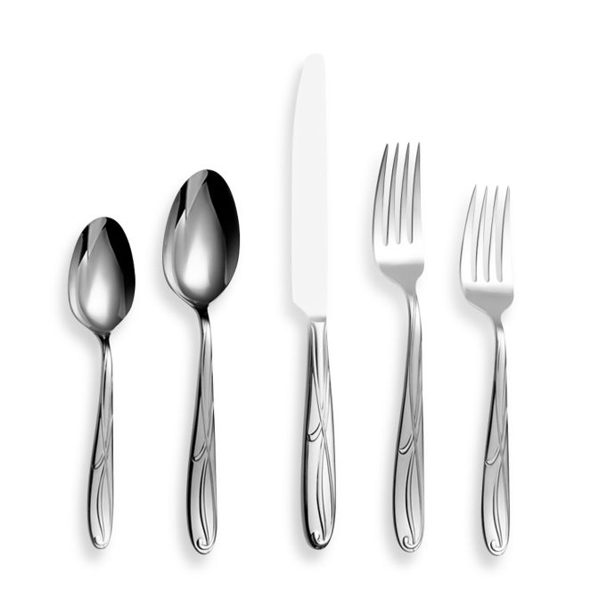 Mikasa® Cocoa Blossom 65Piece Flatware Set Bed Bath and Beyond Canada
