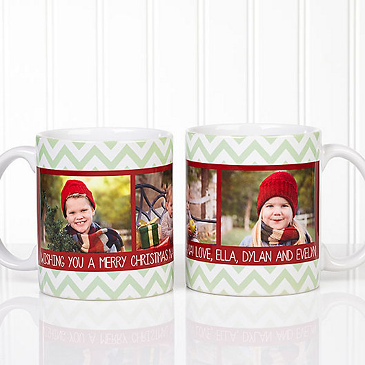 Alternate image 1 for Picture Perfect Christmas 11 oz. Photo Mug in White