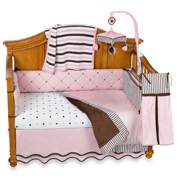 Royal Velvet Pink Crib Bedding Accessories Buybuy Baby