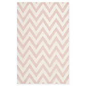 Safavieh Cambridge 5-Foot x 8-Foot Abby Wool Rug in Light Pink/Ivory