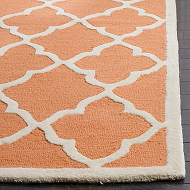 Safavieh Cambridge Erica 3&#39; x 5&#39; Area Rug in Coral/Ivory. View a larger version of this product image.