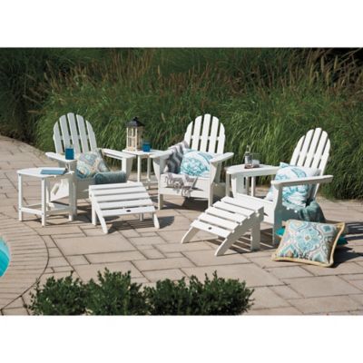 POLYWOOD Folding Adirondack Patio Furniture Collection Bed Bath And   1299343221858c