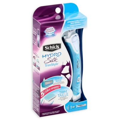 schick hydro silk trimstyle razor