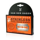 Alternate image 0 for Van Der Hagen&reg; 5-Count Premium Double Edge Ice Tempered Stainless Steel Razor Blades