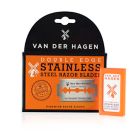 Alternate image 1 for Van Der Hagen&reg; 5-Count Premium Double Edge Ice Tempered Stainless Steel Razor Blades