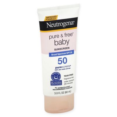 pure & free baby sunscreen lotion broad spectrum spf 50