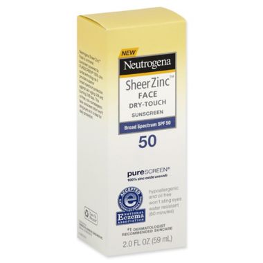 Neutrogena&reg; Sheer Zinc&trade; Dry-Touch 2 fl. oz. Sunscreen with Broad Spectrum SPF 50. View a larger version of this product image.