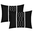 Alternate image 2 for Chic Home Molly 24-Piece King Comforter Set in Black