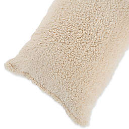 Nottingham Home Sherpa Body Pillow Cover in Ivory