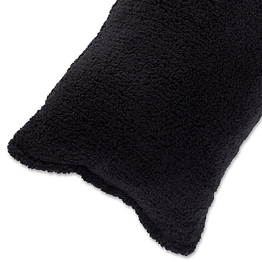 Alternate image 1 for Nottingham Home Sherpa Body Pillow Cover in Black