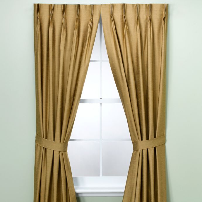 Royale Pinch Pleat 125 W X 84 L Panel Pair Bed Bath Beyond