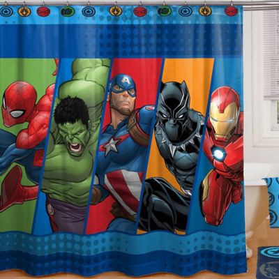 Marvel Comics Shower Curtain Collection Bed Bath Beyond