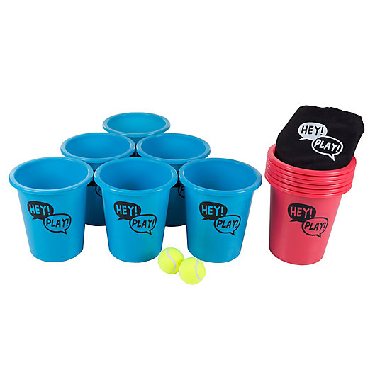 Alternate image 1 for Hey! Play! Giant Beer Pong Outdoor Set