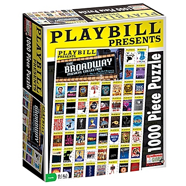 Endless Games Playbill Best of Broadway 1000-Piece Jigsaw Puzzle