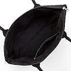 Alternate image 2 for Embroidered Quilted Shoulder Bag in Black