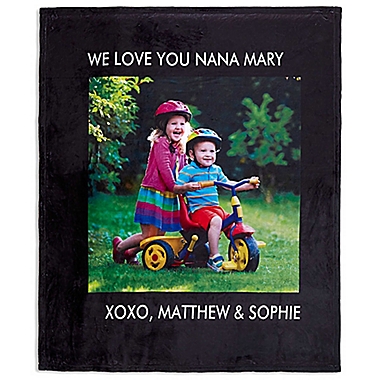 Picture Perfect Fleece Photo Blanket. View a larger version of this product image.