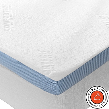 COMFORTECH&reg; King Mattress Enhancer in White. View a larger version of this product image.