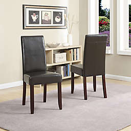 Simpli Home Acadian Parson Dining Chair (Set of 2)