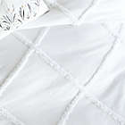 Alternate image 2 for Vintage Chenille Lattice Full/Queen Duvet Cover in White