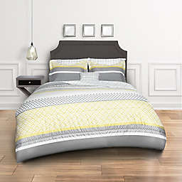 Grey And Yellow Comforter Sets Bed, Yellow Gray Twin Bedding