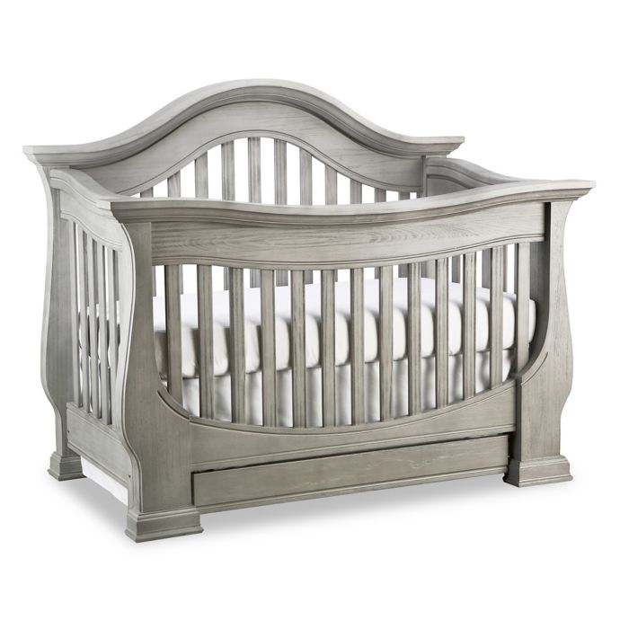 Baby Appleseed Davenport 4 In 1 Convertible Crib In Morning Mist