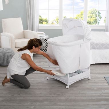 Beautyrest Silent Auto Gliding Lux Bassinet in Arcadia by Delta Children. View a larger version of this product image.
