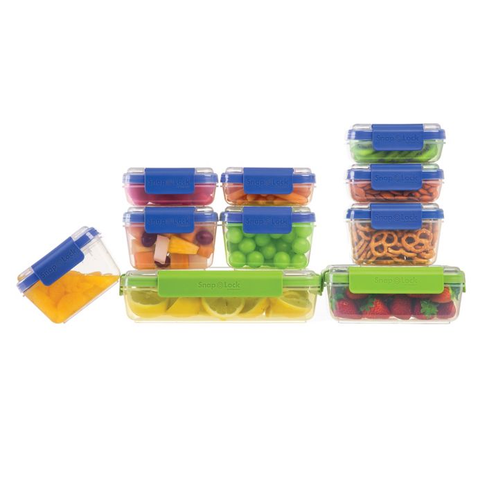 Progressive™ SnapLock 20Piece Container Set in Blue/Green Bed Bath