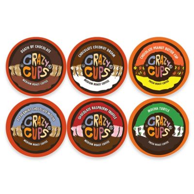 Crazy Cups&reg; Chocolate Lovers Coffee Pods for Single Serve Coffee Makers 24-Count