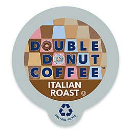 Double Donut Coffee™ Italian Roast Coffee Pods for Single Serve Coffee Makers 24-Count