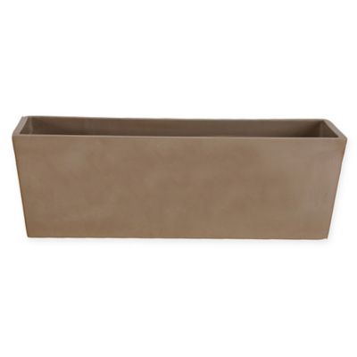 Simplicity 18-Inch Window Box in Taupe