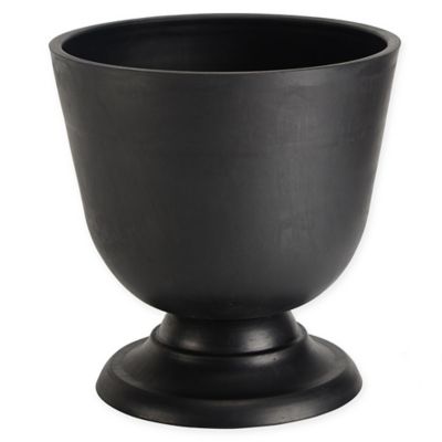Arcadia Garden Products Classical Urn Planter In Black