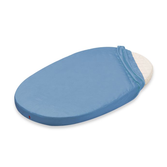 Stokke Sleepi Crib Blue Fitted Sheet 100 Egyptian Cotton 400