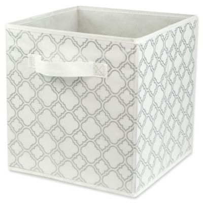 patterned storage baskets