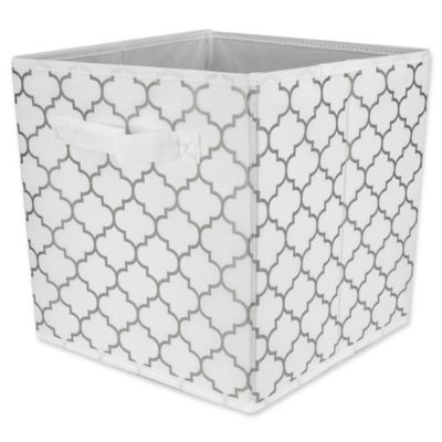 patterned storage baskets