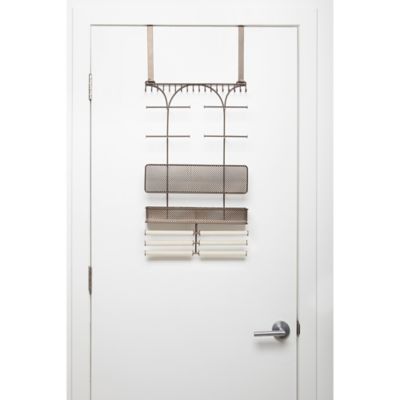 Umbra Isabella Over The Door Jewelry Organizer In Bronze Bed