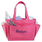 Alternate image 1 for Pink Perfection Embroidered Name Shower Caddy