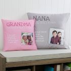 Alternate image 1 for Definition of Grandma 18-Inch Square Photo Throw Pillow
