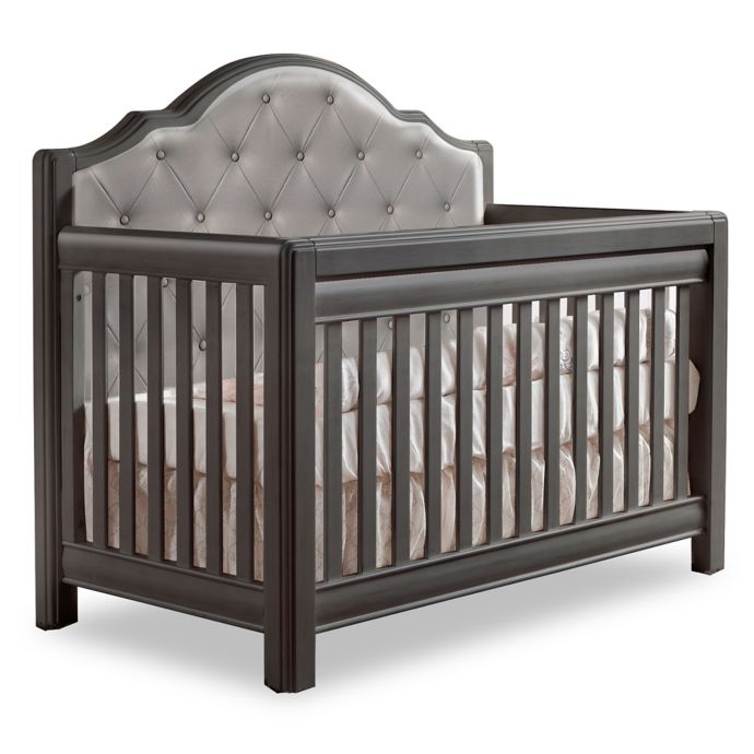 Pali Cristallo Royal 4 In 1 Convertible Crib In Granite Bed