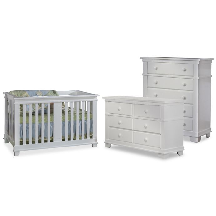 Pali Lucca Nursery Furniture Collection In White Bed Bath Beyond