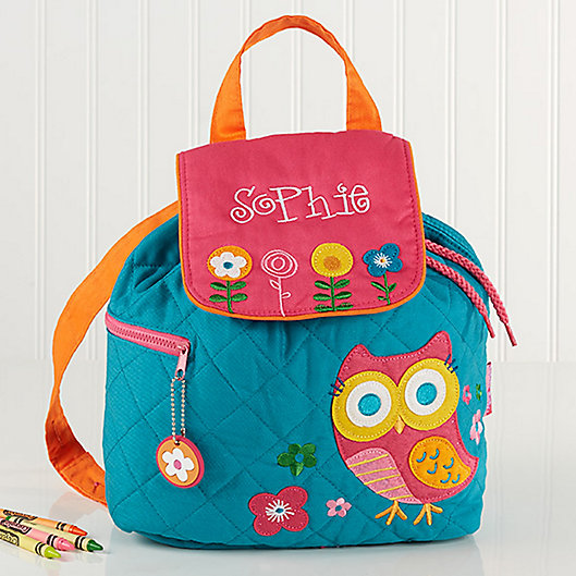 Alternate image 1 for Loveable Owl Embroidered Kids Backpack