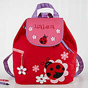 Ladybug Embroidered Kids Backpack