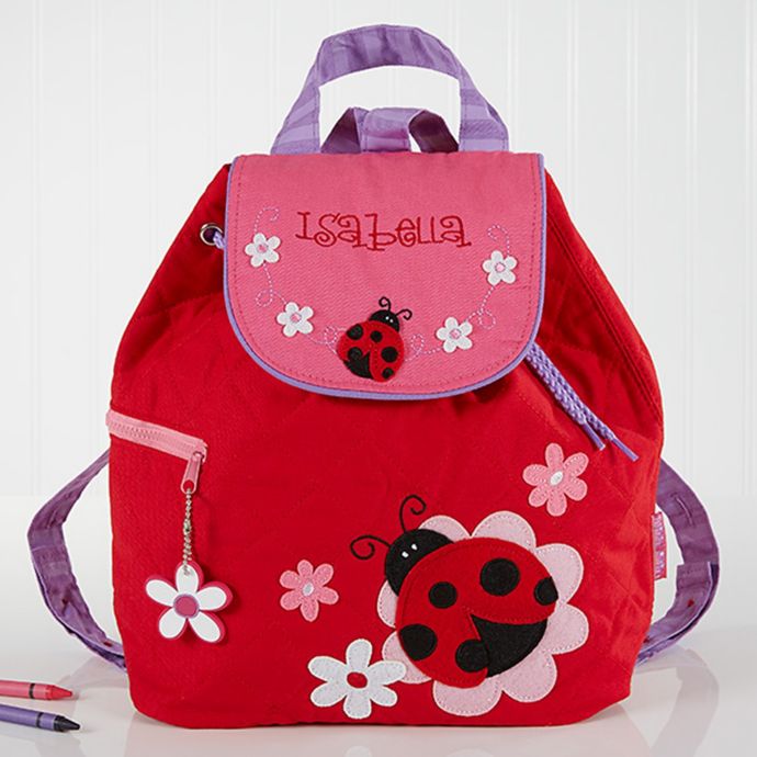 ladybug plush backpack
